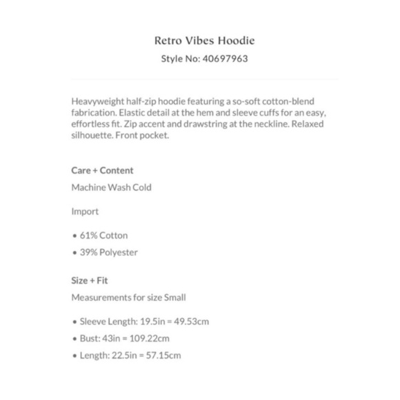 Free PEOPLE retro cinched waist hoodie xs - Picture 2 of 6